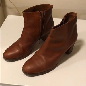 Jcrew leather booties mint condition